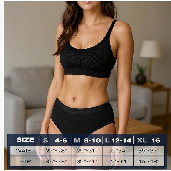 New 3 pack Reebok women's seamless bikinis size S - Picture 3 of 8